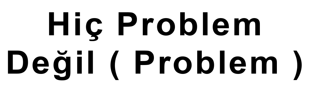 _0047_Hiç Problem Değil ( Problem )